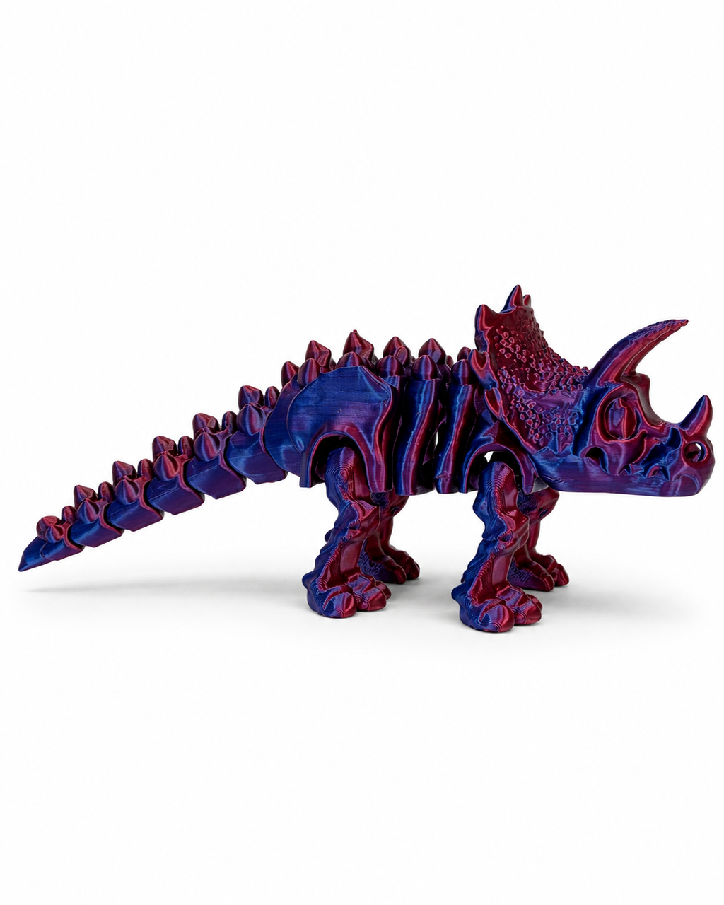 Triceratops Esqueleto Articulado 3D